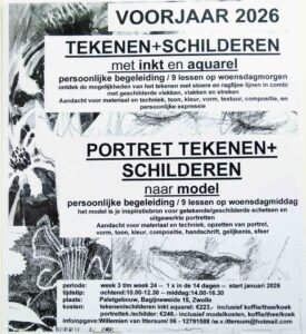 Portret tekenen en schilderen