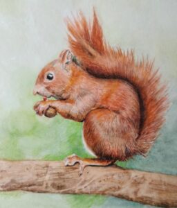 Aquarellessen van Christel