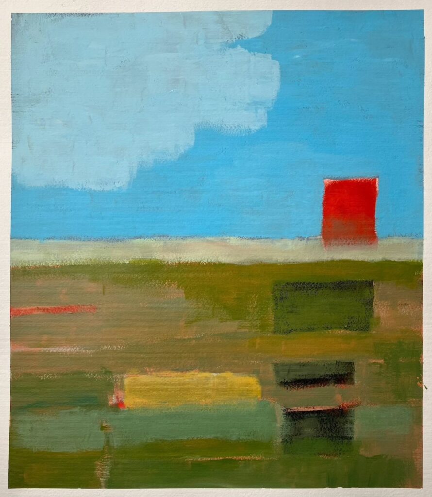 Landschap met folly, Peter van Saane